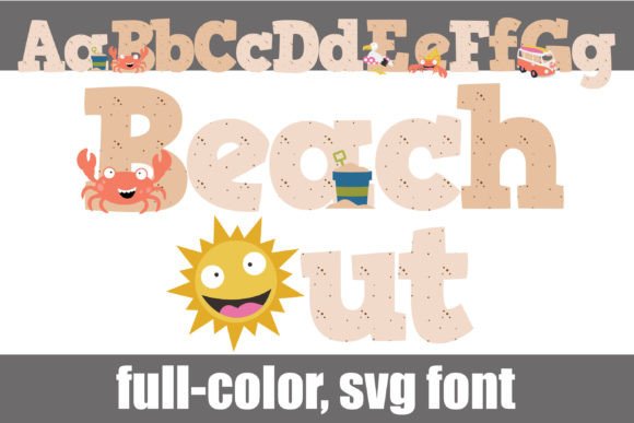 Beach Out: A Full-Color Serif for Summer Designs