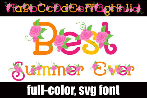 Best Summer Ever: Elevate Your Designs with a Flourished Serif