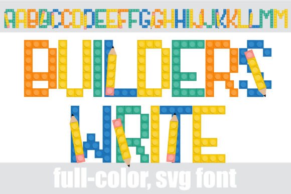 Builders Write: A Creative Font for Bold Design Projects