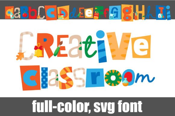 Creative Classroom: A Playful Font for Bold, Educational Designs