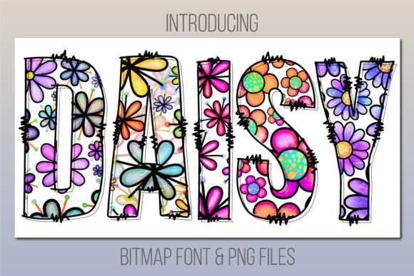 Daisy: A Playful Color Font for Cheerful Designs