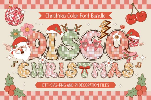 Disco Christmas: Groovy Retro Vibes for Festive Designs
