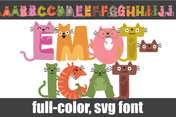 Emoticat: The Playful Sans Serif Font with Feline Flair