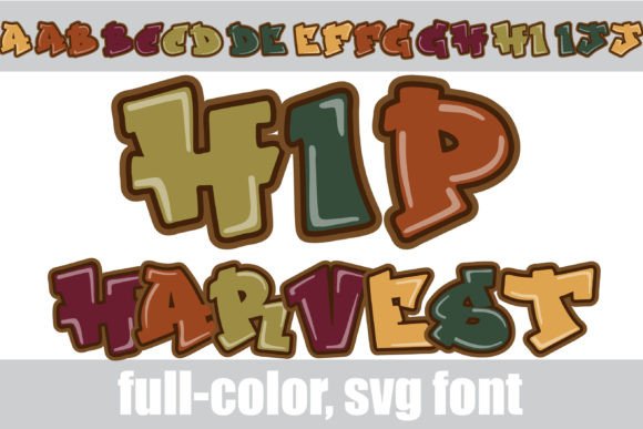 Hip Harvest: A Graffiti-Style Font for Autumnal Designs