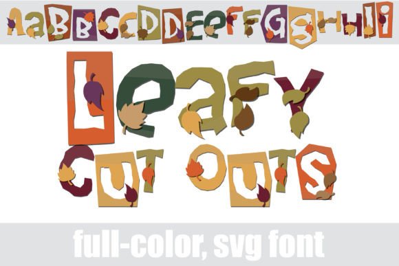 Leafy Cut Outs: Crafting Autumnal Charm in Your Designs