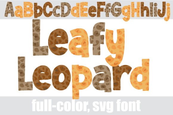 Leafy Leopard: Infusing Autumn's Wild Charm into Your Designs