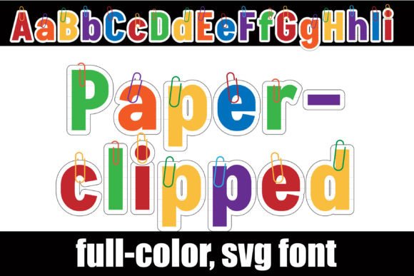 Paperclipped Primary: A Fresh Take on the Display Font