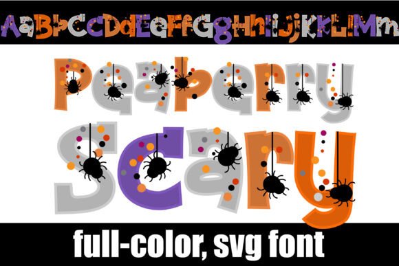 Peaberry Scary: A Playful Halloween Font for Your Spookiest Designs