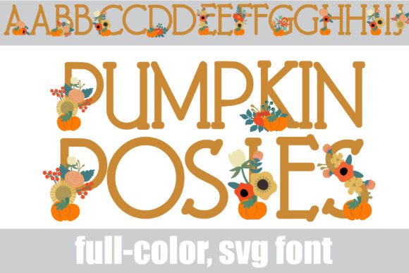 Pumpkin Posies: A Serif Font for Autumn Creatives