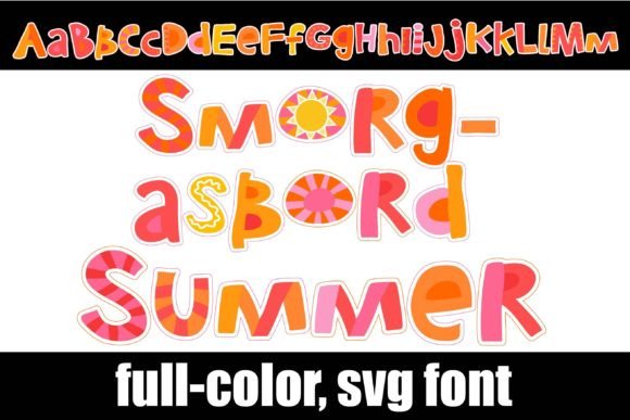 Smorgasbord Summer: A Hot, Crafty Font for Vibrant Designs