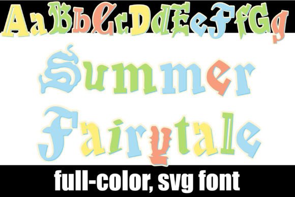 Summer Fairytale: A Whimsical Old European Font
