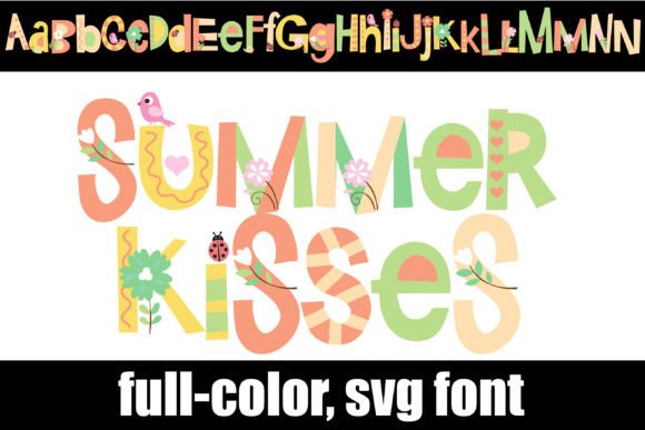 Summer Kisses: A Whimsical Sans Serif for Your Boldest Ideas