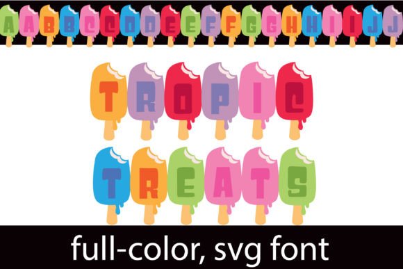 Tropic Treats: A Rainbow of Personality for Your Next Project
