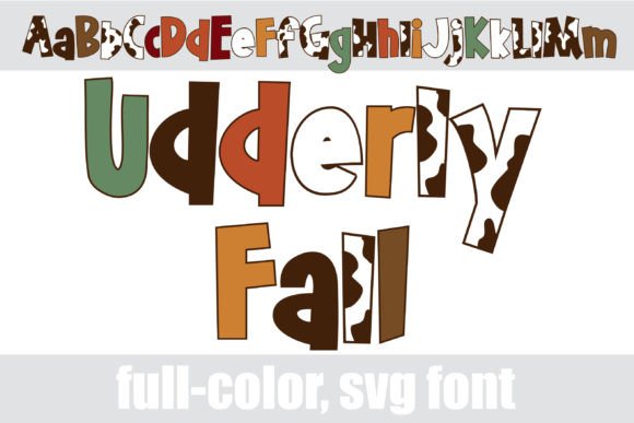 Udderly Fall: A Playful Blend of Autumn Hues and Cowhide Charm